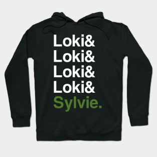 Loki & Sylvie Variants (dark) Hoodie